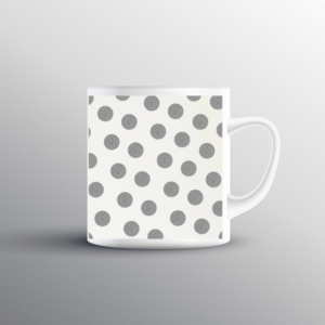 Polka Dot Printed Mug