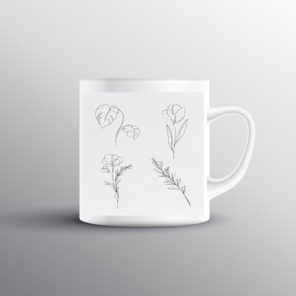 Leaf Printed Mug