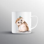 Cute Owl Printed Mug