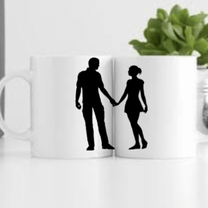 Cute Couple Printed Mug