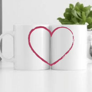 Heart Printed Mug