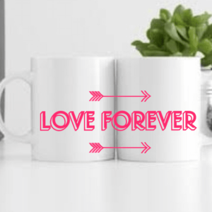 Love Forever Printed Mugs