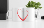 Heart Printed Mug