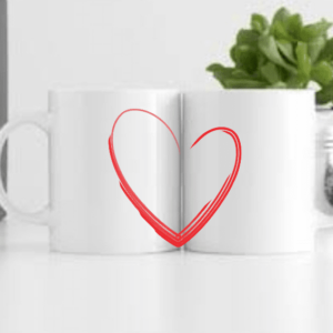 Heart Printed Mug