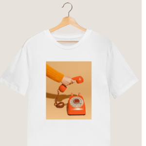 "Funky Telephone" Printed T shirt