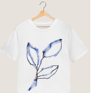 "Faded Leaves" Printed T shirt