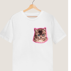 "Psy Cat" Printed T shirt