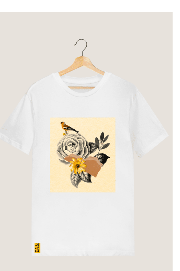 "Flowers & Birds" Printed T shirt