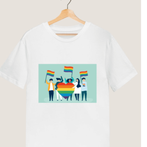 LGBTQ Printed T shirt. #lgbtq