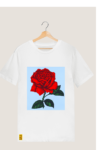 "Red Rose" Printed T shirt