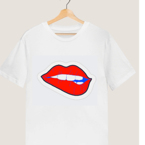 Sexy Lips Printed T shirt