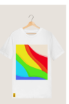 LGBTQ "Flag Art" Printed T shirt. #lgbtq