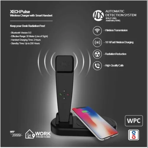 Smart Handset with Wireless Charger