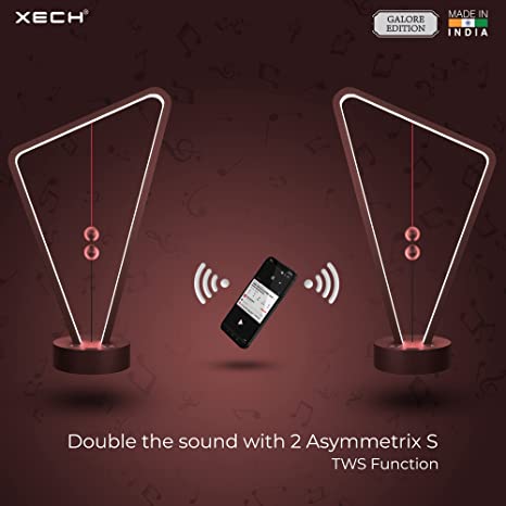 XECH Table Lamp with Speaker Asymmetrix S II Magnetic LED Made