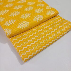 Unstitched cotton clothing material,printed