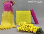 Traditional hand block Kota doriya suit