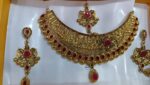 Alloy gold-plated jewel set