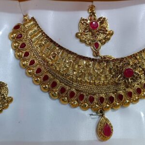 Alloy gold-plated jewel set