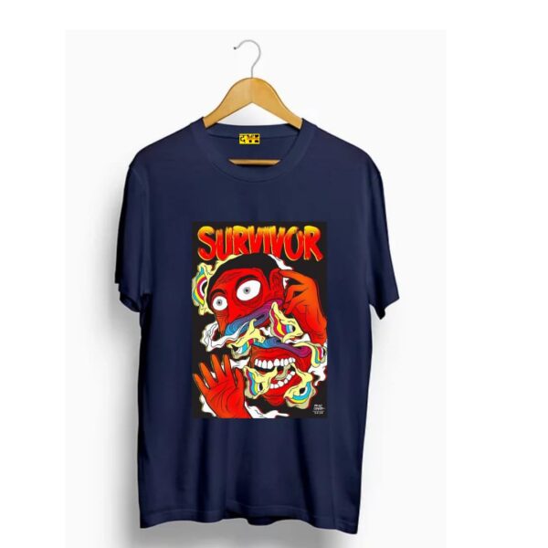 survivor printed t shirt