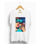 Gamer lady printed t shirt