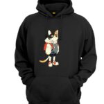 Cat in hoodies and pants