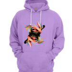 Fishes printed hoodie