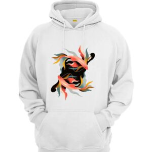 Fishes printed hoodie