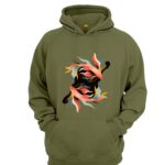 Fishes printed hoodie