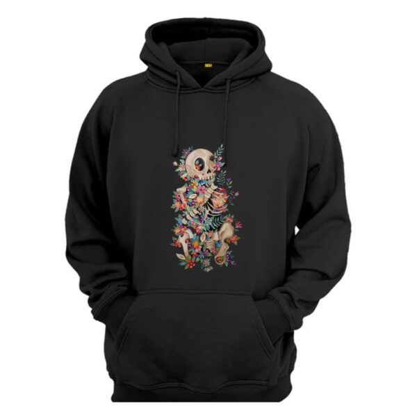 Skull And Flowers hoodie