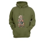 Skull And Flowers hoodie