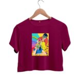 Brust of colours crop top