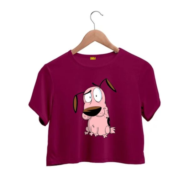 Courage the Cowardly Dog crop top