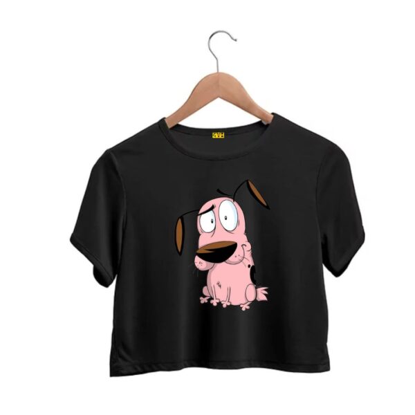 Courage the Cowardly Dog crop top