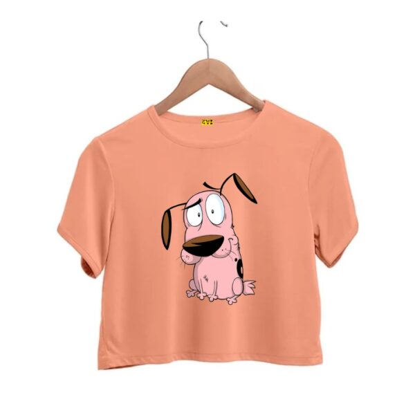 Courage the Cowardly Dog crop top