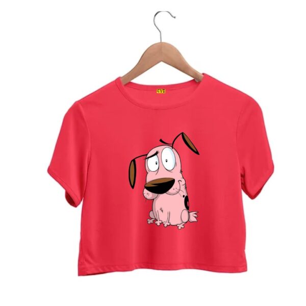 Courage the Cowardly Dog crop top