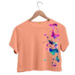 Butterflies crop top