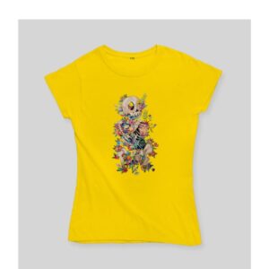 Skull And Flowers T shirts.