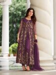 Front slit anarkali suit