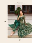 Front slit anarkali suit