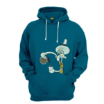 squidward printed hoodie