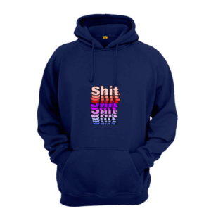 shitt printed hoodie