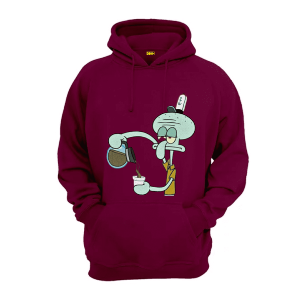 squidward printed hoodie