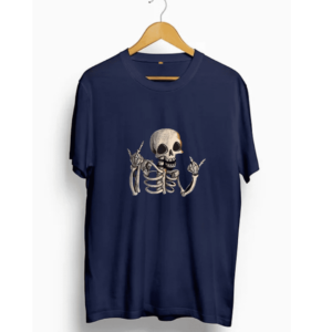 Swaggy Skeleton Printed T shirt