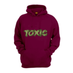 toxic printed hoodie