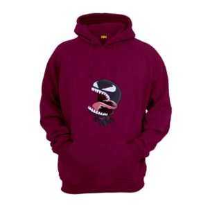 venom printed hoodie