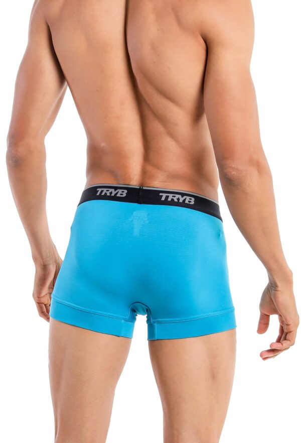 TRYB Pro Mens Sport Performance Stretch Quick Dry Moisture Wicking Athletic Active Kooltex Short Boxer Trunk