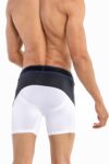 TRYB Mens Sport Performance Stretch Quick Dry Moisture Wicking Compression Athletic Two Tone Active Boxer H Trunk (Pack of 2)