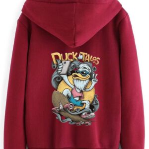 Hoodie Printed With Duck Tales