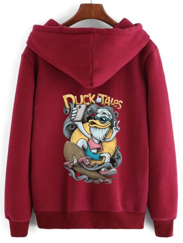 Hoodie Printed With Duck Tales