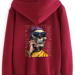 Skeleton Printed Hoodie